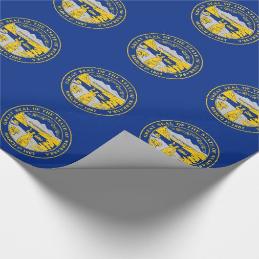 Vlag van Nebraska Cadeaupapier (Hoek)