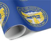 Vlag van Nebraska Cadeaupapier (Rol Hoek)