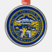 Vlag van Nebraska Ceramic Ornament (Voorkant)