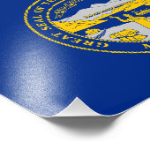 Vlag van Nebraska Foto Afdruk (Hoek)