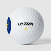 Vlag van Nebraska Golfballen (Logo)
