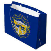 Vlag van Nebraska Groot Cadeauzakje (Achterkant Gekanteld)