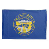 Vlag van Nebraska Kussensloop (Achterkant)