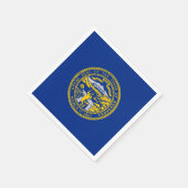 Vlag van Nebraska Servet (Hoek)