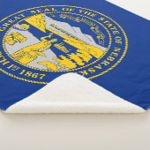 Vlag van Nebraska Sherpa Deken (3/4)