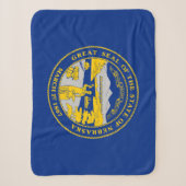 Vlag van Nebraska Sherpa Deken (Voorkant)