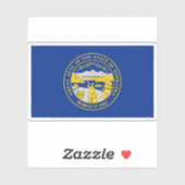 Vlag van Nebraska Sticker (Vel)