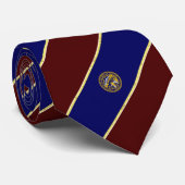 vlag van Nebraska stripes Stropdas (Opgerold)