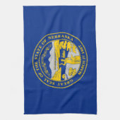 Vlag van Nebraska Theedoek (Verticaal)