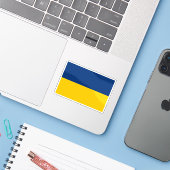 Vlag van Neder-Oostenrijk Sticker (Laptop met iPhone)