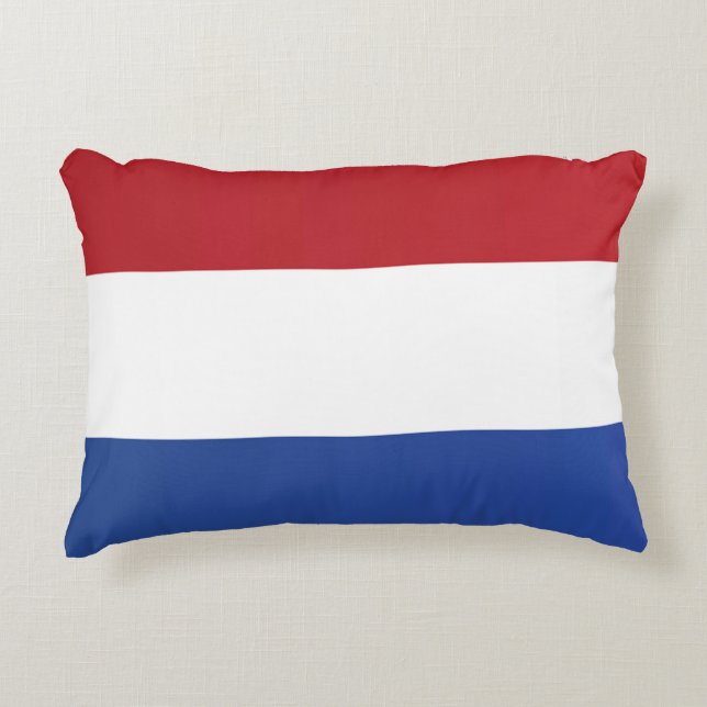 Vlag van Nederland Accent Kussen (Voorkant)