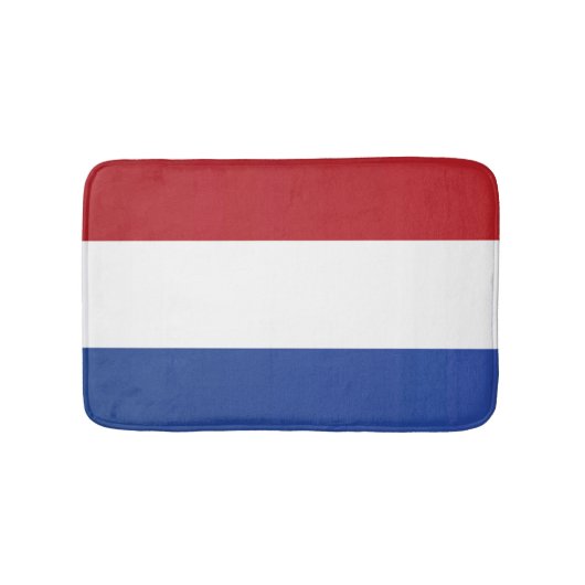 Vlag van Nederland Badmat (Voorkant)