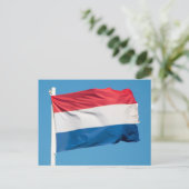 Vlag van Nederland Briefkaart (Staand voorkant)