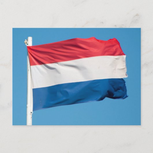 Vlag van Nederland Briefkaart (Voorkant)