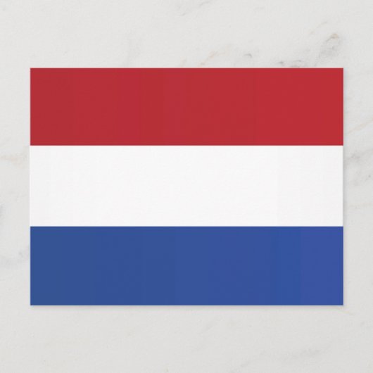 Vlag van Nederland Briefkaart (Voorkant)