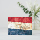 Vlag van Nederland Briefkaart (Staand voorkant)