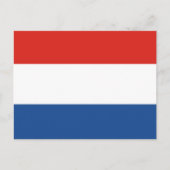 Vlag van Nederland Briefkaart (Voorkant)