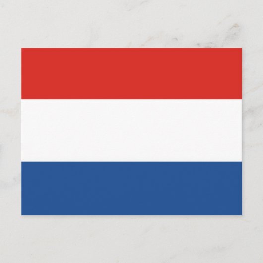 Vlag van Nederland Briefkaart (Voorkant)