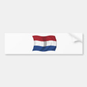 Vlag van Nederland Bumpersticker (Voorkant)