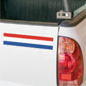 Vlag van Nederland Bumpersticker (Op Truck)