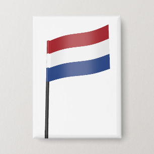Vlag van Nederland Button