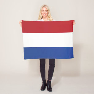 Vlag van Nederland Fleece Deken