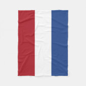 Vlag van Nederland Fleece Deken (Voorkant)