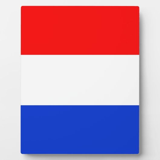 Vlag van Nederland Fotoplaat (Voorkant)