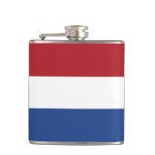 Vlag van Nederland Heupfles (Voorkant)