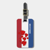 VLAG VAN NEDERLAND - IK HOLT VAN HOLLAND BAGAGELABEL (Voorkant verticaal)