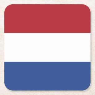 Vlag van Nederland Kartonnen Onderzetters