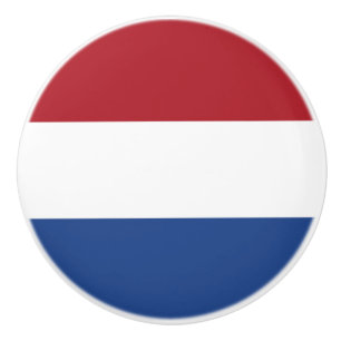 Vlag van Nederland Keramische Knop