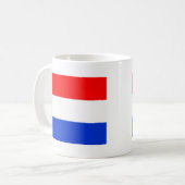 Vlag van Nederland Koffiemok (Voorkant links)