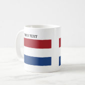 vlag van Nederland Koffiemok (Voorkant links)