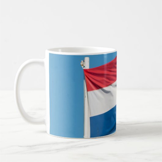 Vlag van Nederland Koffiemok (Links)
