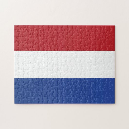 Vlag van Nederland Legpuzzel (Horizontaal)