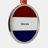 Vlag van Nederland Metalen Ornament (Rechts)