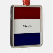 Vlag van Nederland Metalen Ornament (Rechts)