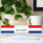 Vlag van Nederland Naambordje