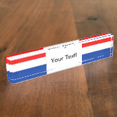 Vlag van Nederland Naambordje (Zijkant)