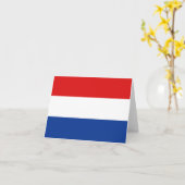 Vlag van Nederland Notitiekaart (Gele Bloem)
