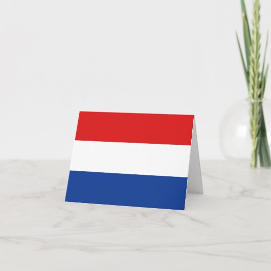 Vlag van Nederland Notitiekaart (Voorkant)