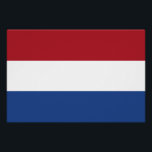 Vlag van Nederland Perfect Poster<br><div class="desc">Patriottische vlag van Nederland.</div>