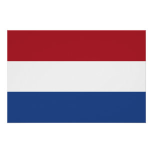 Vlag van Nederland Perfect Poster