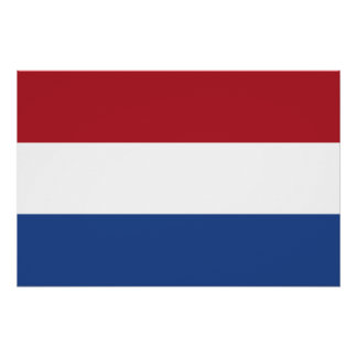 Vlag van Nederland Perfect Poster