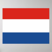 Vlag van Nederland Poster (Voorkant)