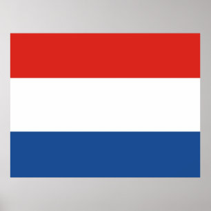 Vlag van Nederland Poster