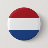 Vlag van Nederland Ronde Button 5,7 Cm (Voorkant)