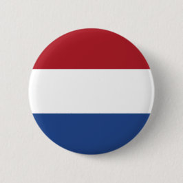 Vlag van Nederland Ronde Button 5,7 Cm