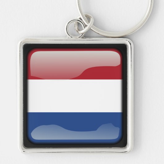 Vlag van Nederland Sleutelhanger (Voorkant)